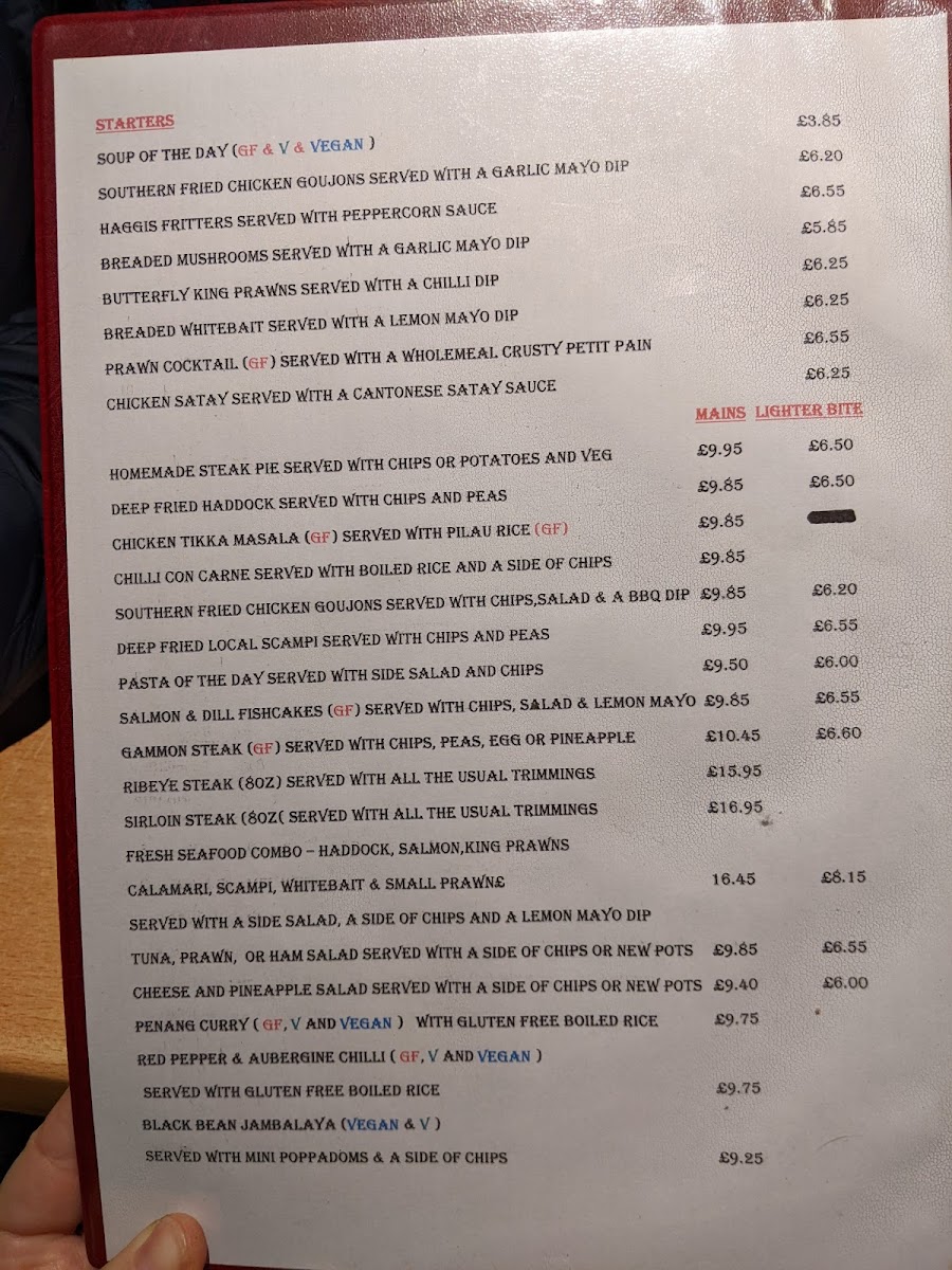 The Contented Sole Menu - Image 2