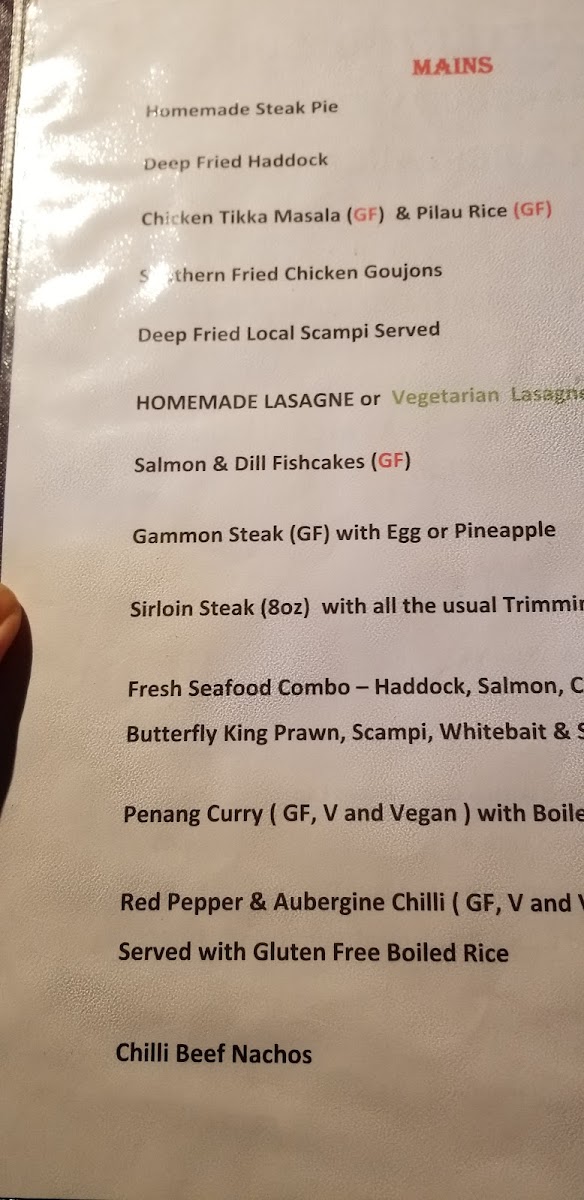 The Contented Sole Menu - Image 5